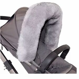 7Am Enfant Faux Fur Stroller Marquee Cover